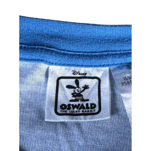 Disney Oswald The Lucky Rabbit "Sky Scrappers" Long Sleeve Tee Shirt Men's Sz L - Picture 4 of 13